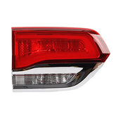 Left Driver Side Inner Tail Light Assembly Compatible with 2014-2021 Jeep Grand Cherokee Laredo/Limited/Overland/Summit Replaces 68110047AB CH2802105 Taillight Halogen Type